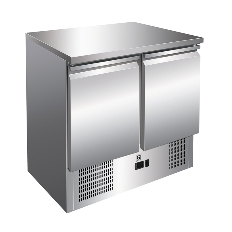 Gastro Inox Koelwerkbank 166 liter met 2 deuren