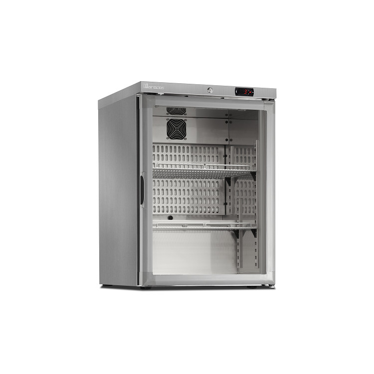 Marecos Koelkast 105 liter 1 glasdeur RVS