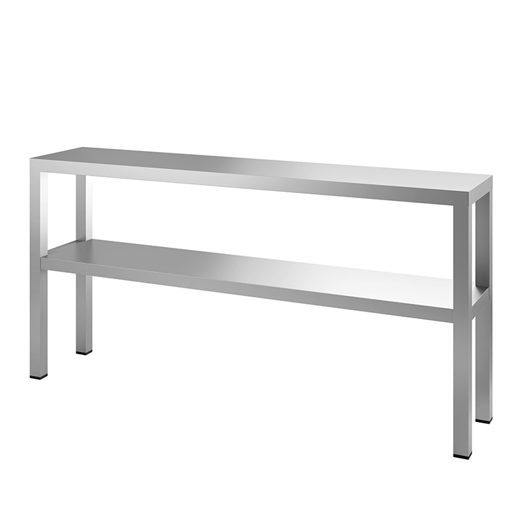 Gastro Inox Etagere 100(l) cm 2 niveau's