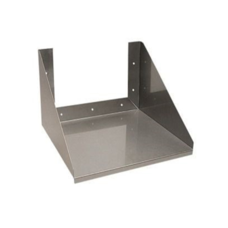 Gastro Inox Wandplank 50(l) cm voor oven/magnetron