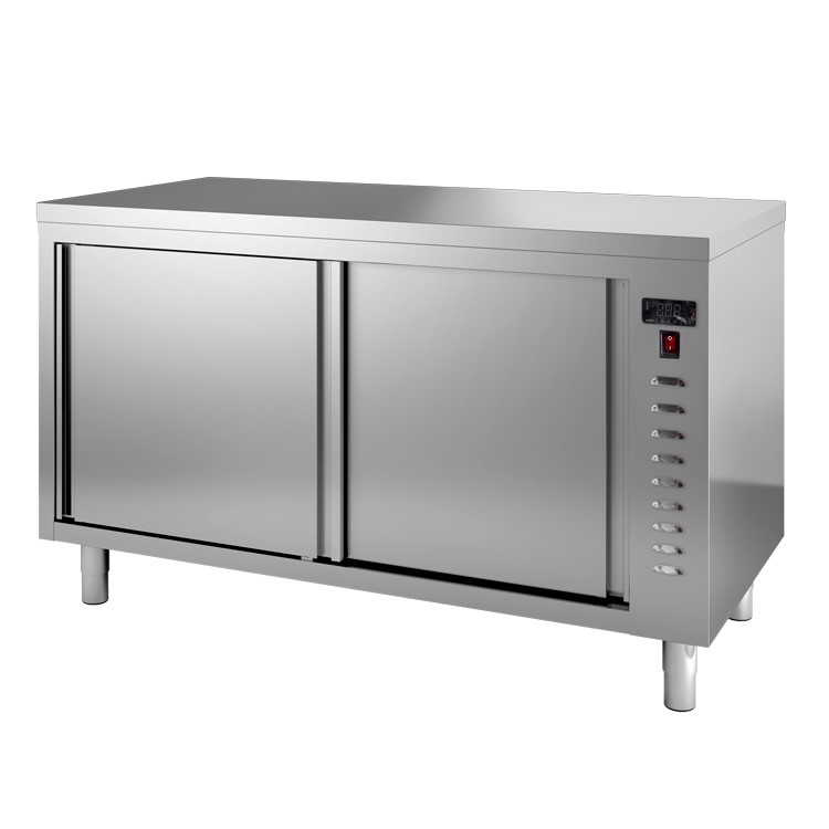 Gastro Inox Warmhoudkast 120(l) cm zonder achteropstand