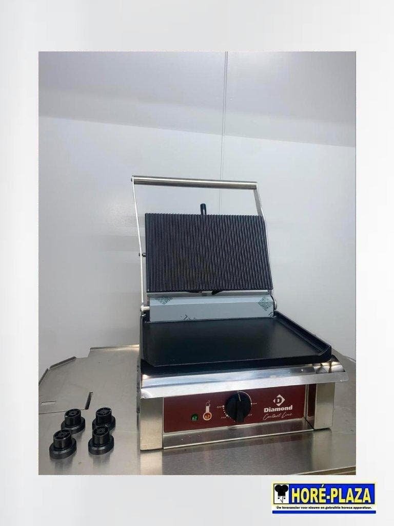 Horeca contactgrill diamond sm1/s | panini | 230v