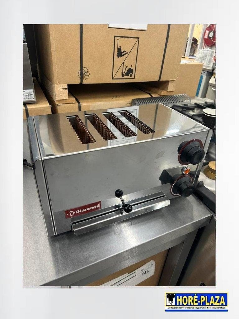 Horeca Toaster 2,3 kW | 4 Toastcompartimenten