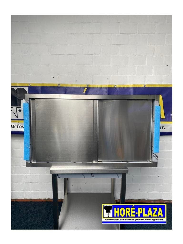 RVS Wandkast | robuust en duurzaam voor Horeca - 120x40 cm